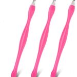 Professional V-Shaped Cuticle Pusher Trimmer Set – 3 PCS Stainless Steel Manicure Tools