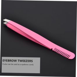 Precision Eyebrow Tweezers with Comb – Shape Your Brows Like a Pro!