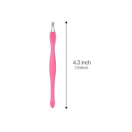 Professional V-Shaped Cuticle Pusher Trimmer Set – 3 PCS Stainless Steel Manicure Tools