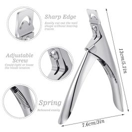 Professional Acrylic Nail Tip Cutters – Stainless Steel Clippers for Fake Nails | Bite Instruments (Sialkot, Pakistan)
