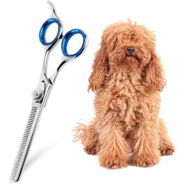 Curved Thinning Grooming Scissors for Dogs & Pets Professional Pet Hair Thinners | Bite Instruments