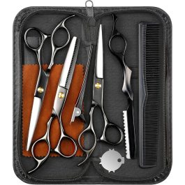 Professional 6.89 inch Barber Scissors Multifunctional Salon Thinning Scissors Straight Shears Tools