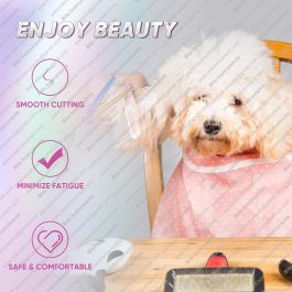 Professional Dog Grooming Scissors Pet Curved Chunker Shears 7.0”Sharp Blades 440C Steel Thinning Scissors