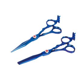 Dragon Handle Hair Cutting & Thinning Scissors Set – Precision Blades | Bite Instruments