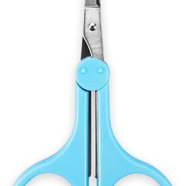 Eyelash Scissors, Small Scissors for Facial, Nose, Eyebrow, and Beard Hair Trimming & Grooming