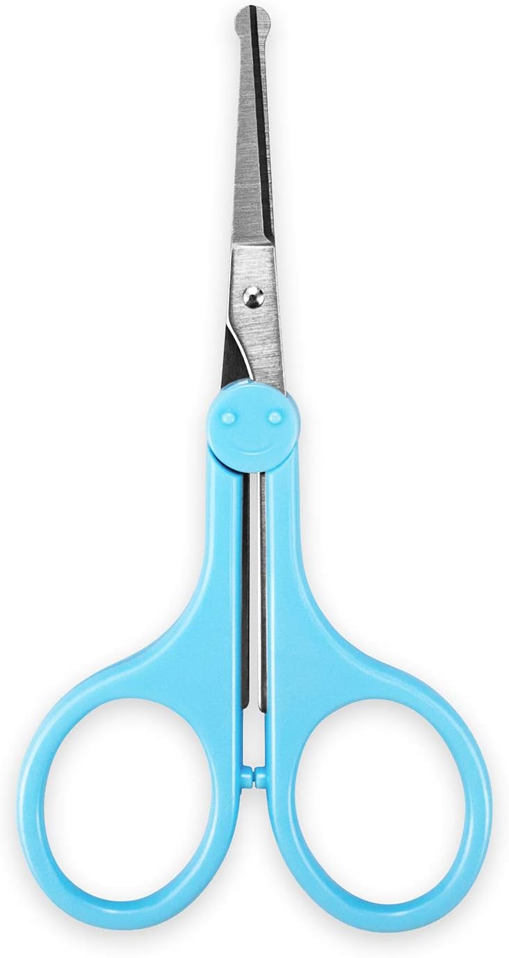 Eyelash Scissors, Small Scissors for Facial, Nose, Eyebrow, and Beard Hair Trimming & Grooming - Image 2