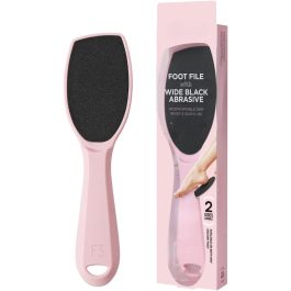 Bite Instruments Foot File(Pink) Double-Sided Pedicure Tool for Cracked Heel, Callus Remover