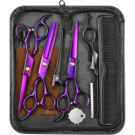 Professional 6.89 inch Barber Scissors Multifunctional Salon Thinning Scissors Straight Shears Tools