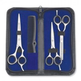 Hair Barber Shears kit Steel Cutting & Thinning Shears Kit – Barber & Salon Beauty Instruments