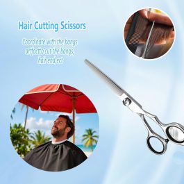 Professional Hair Cutting Scissors – 6.5” Inch Barber Shears by Bite Instruments