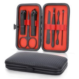 Black Manicure Pedicure Grooming Kit by Bite Instruments