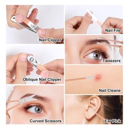 Professional 7-Piece Manicure Pedicure Kit | Bite Instruments