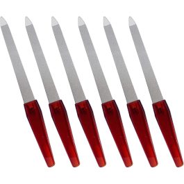 Bite Instruments | Professional Red Nail File & Buffer Stainless Steel