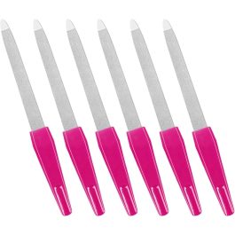 Professional Nail Files 100/180 Grit Double-Sided Emery Boards for Manicure & Pedicure