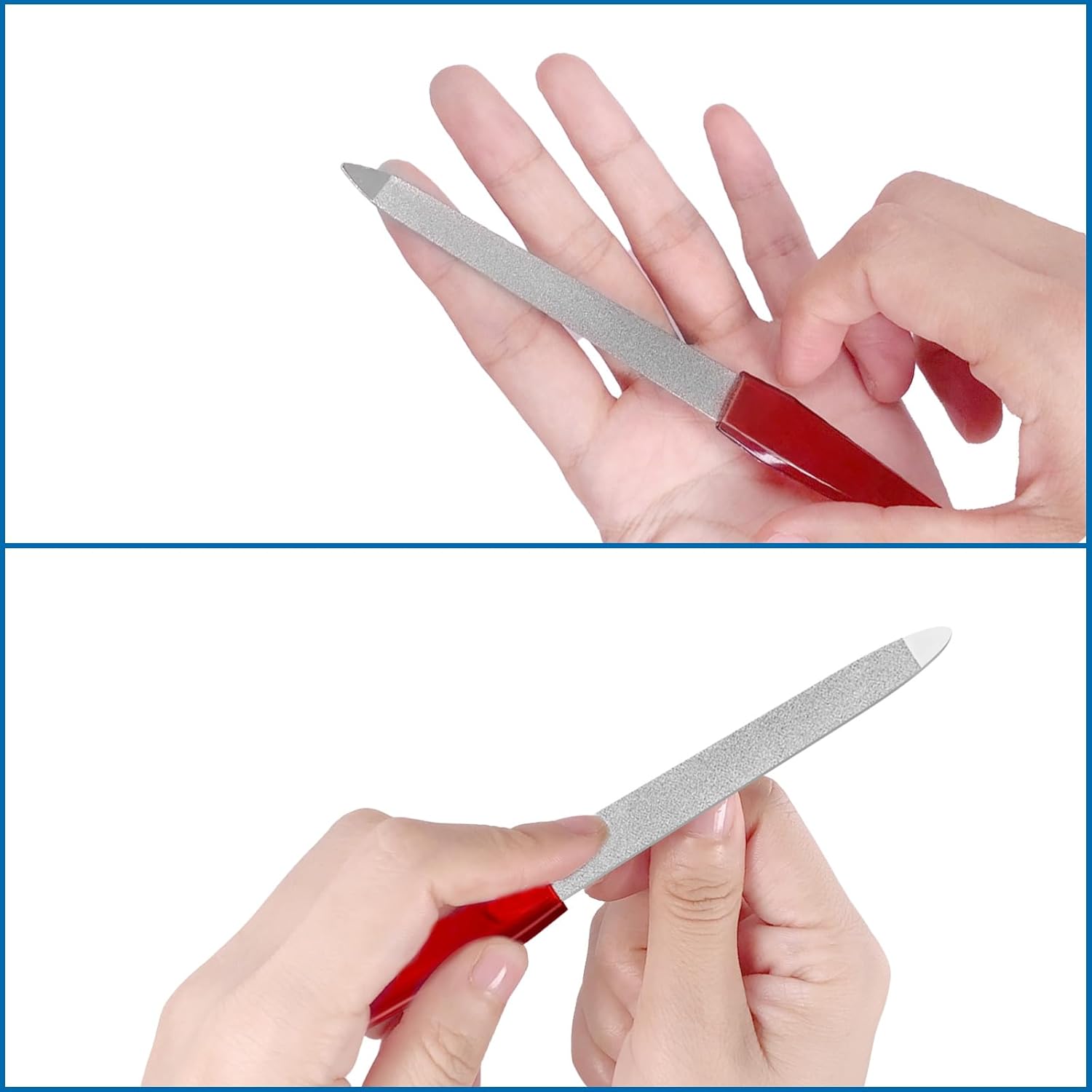 Bite Instruments | Professional Red Nail File & Buffer Stainless Steel - Image 4