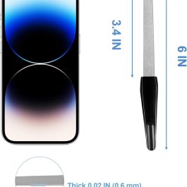 Bite Instruments | Professional Black Nail File & Buffer Stainless Steel