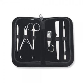 Bite Instruments Professional 6Pcs Manicure & Pedicure Set Stainless Steel Nail Care Tool Kit