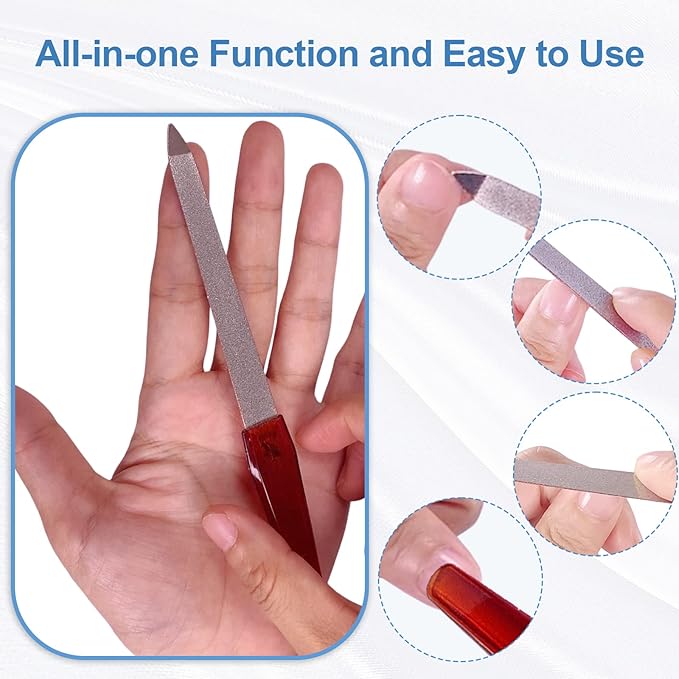 Professional 6-Piece Nail File Set – Stainless Steel Double-Sided Sapphire Grit Files | Bite Instruments (Sialkot, Pakistan) - Image 5
