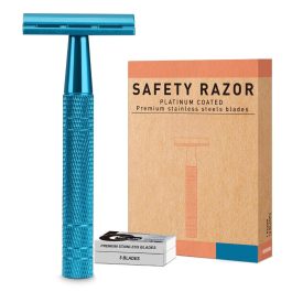 Bite Instruments Safety Razor For Man With 10 Premium Stainless Steel Razor Blade