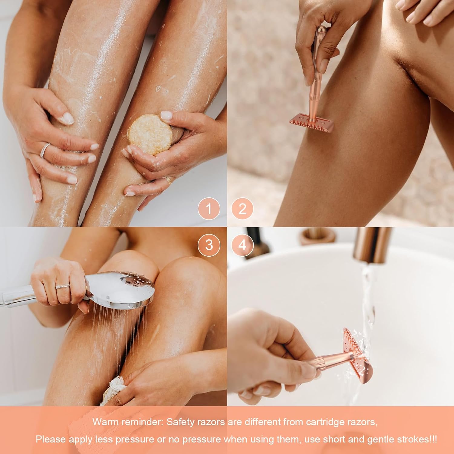 Bite Instruments Safety Razor | Stainless Steel Double Edge Razor for Men & Women - Image 7