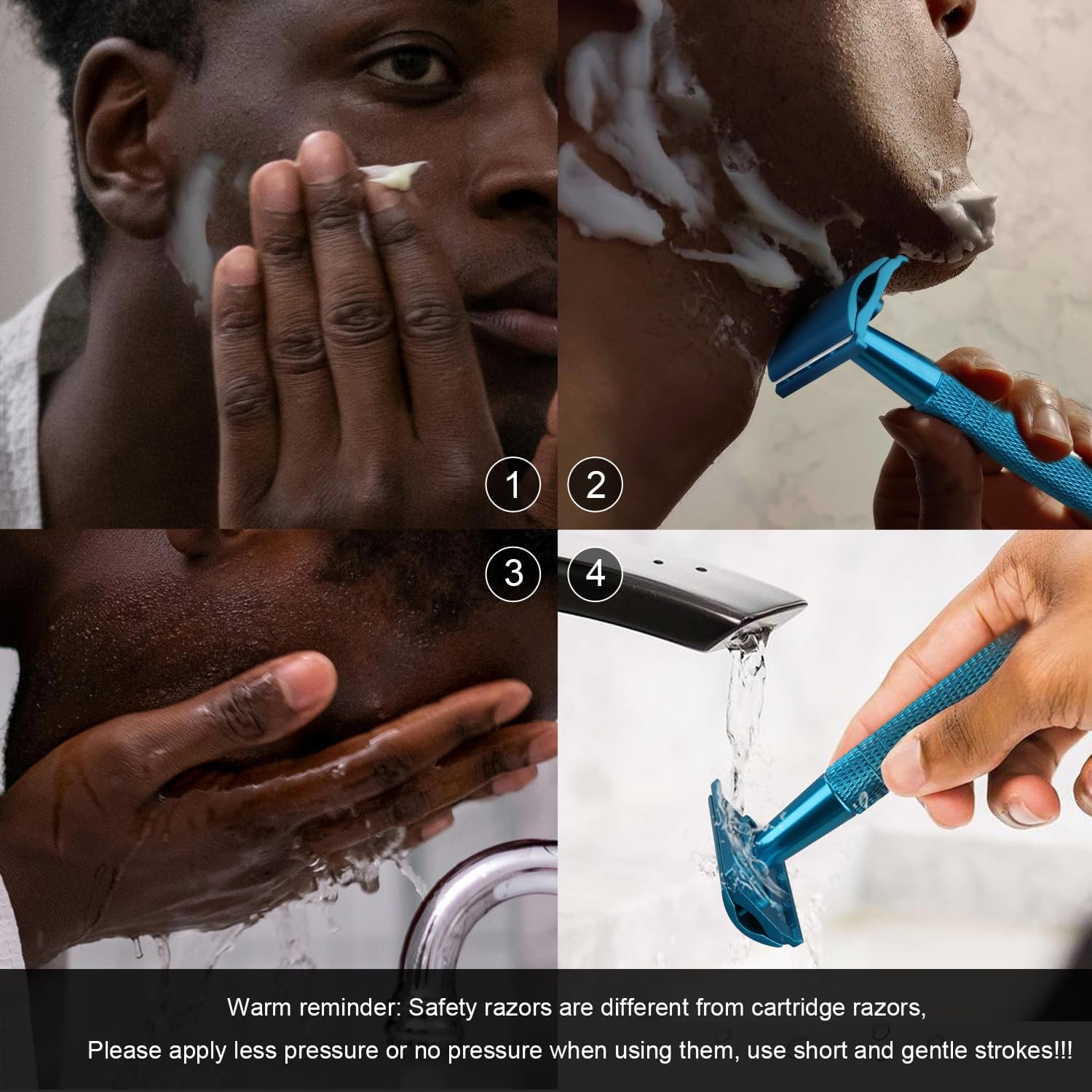 Bite Instruments Safety Razor | Stainless Steel Double Edge Razor for Men & Women - Image 3