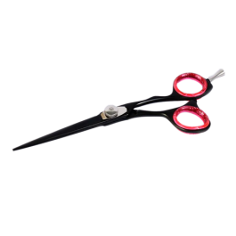 Professional Black Razor Blade Hair Cutting Scissors – 6 Inch