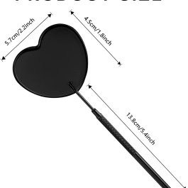 Bite Instruments Professional Large Mirror for Eyelash Extension & Makeup  Stainless Steel Lash Mirror