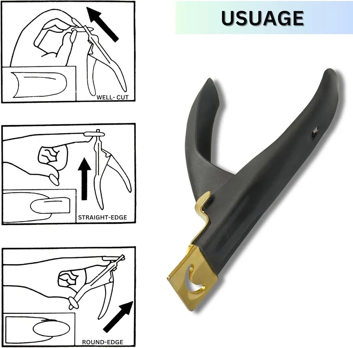 Professional Acrylic False Nail Clippers for Acrylic Nails For Girls Nail Art Bite Instruments - Image 11