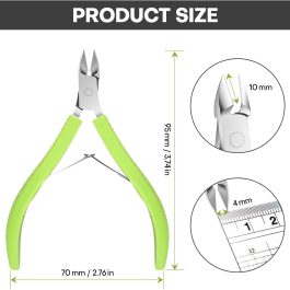 Bite Instruments Ergonomic Cuticle Cutter with Non-Slip Grip