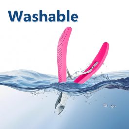 Bite Instruments Professional Ergonomic Cuticle Cutter with Non-Slip Grip