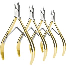 Bite Instruments Stainless Steel Precision Cuticle 4pcs Ser & Nail Care Tools