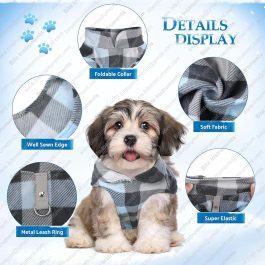Dog Winter Jacket – Warm Fleece Pet Coat with Leash Ring | Bite Instruments