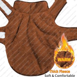 Pet Winter Coat with Harness Ring – Soft, Warm Dog Jacket | Bite Instruments