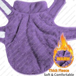 Pet Winter Coat with Harness Ring – Soft, Warm Dog Jacket | Bite Instruments