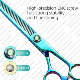 Professional Dog Grooming Thinning Shears 7inch Stainless Steel Blender Scissors
