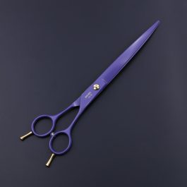 Purple Dragon Professional 8.0-inch Dog Grooming Scissors Set – Straight, Curved & Chunker Shears