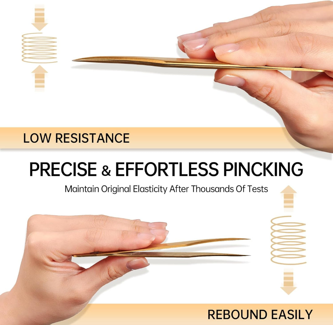 Bite Instruments | Professional Dolphin Eyelash Tweezer - Curved Lash Extension Tool - Image 4