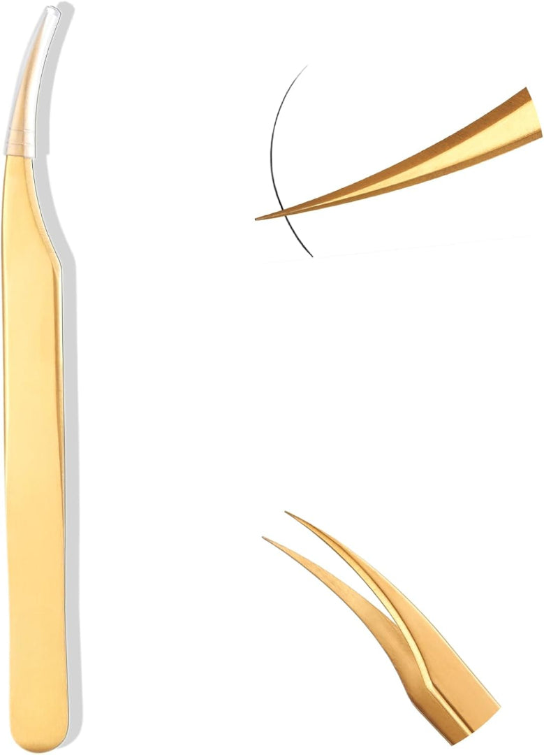 Bite Instruments | Professional Dolphin Eyelash Tweezer - Curved Lash Extension Tool - Image 7