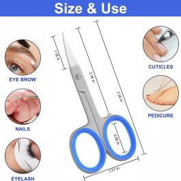 Professional Eyelash Trimming Scissors ,Manicure and Pedicure Scissors for Men and Women