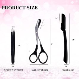 Eyebrow Grooming Kit | Precision Trimmer & Scissors Set by Bite Instruments