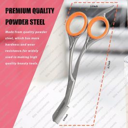Professional Eyebrow Trimming Scissors | Precision Brow Shaping Tool by Bite Instruments