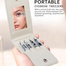 Bite Instruments Professional Precision Eyebrow Tweezers for Women Facial Hair Removal