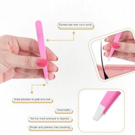 Professional Precision Tweezer Set for Eyebrows, Facial Hair & Beauty Care Tools