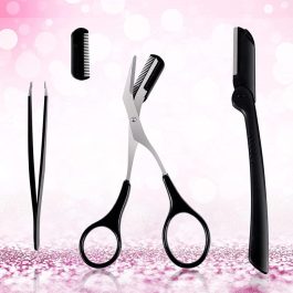 Eyebrow Grooming Kit | Precision Trimmer & Scissors Set by Bite Instruments