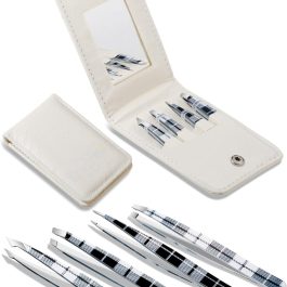 Bite Instruments Professional Precision Eyebrow Tweezers for Women Facial Hair Removal