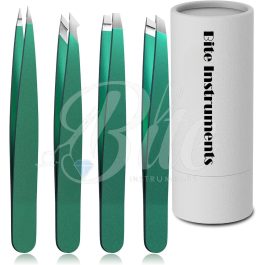 Bite Instruments Professional Precision Tweezers Eyebrow Hair Removal Tool