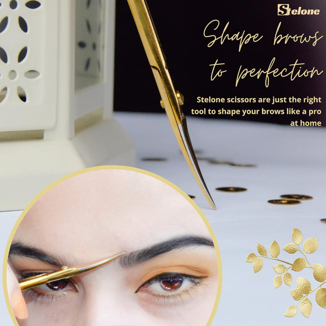 Professional Grooming Scissors Eyelash Scissors Stainless Steel Manicure & Beauty Scissor for Women - Image 2