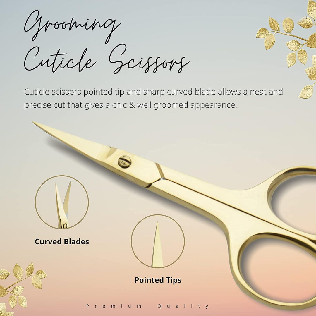 Professional Grooming Scissors Eyelash Scissors Stainless Steel Manicure & Beauty Scissor for Women - Image 5
