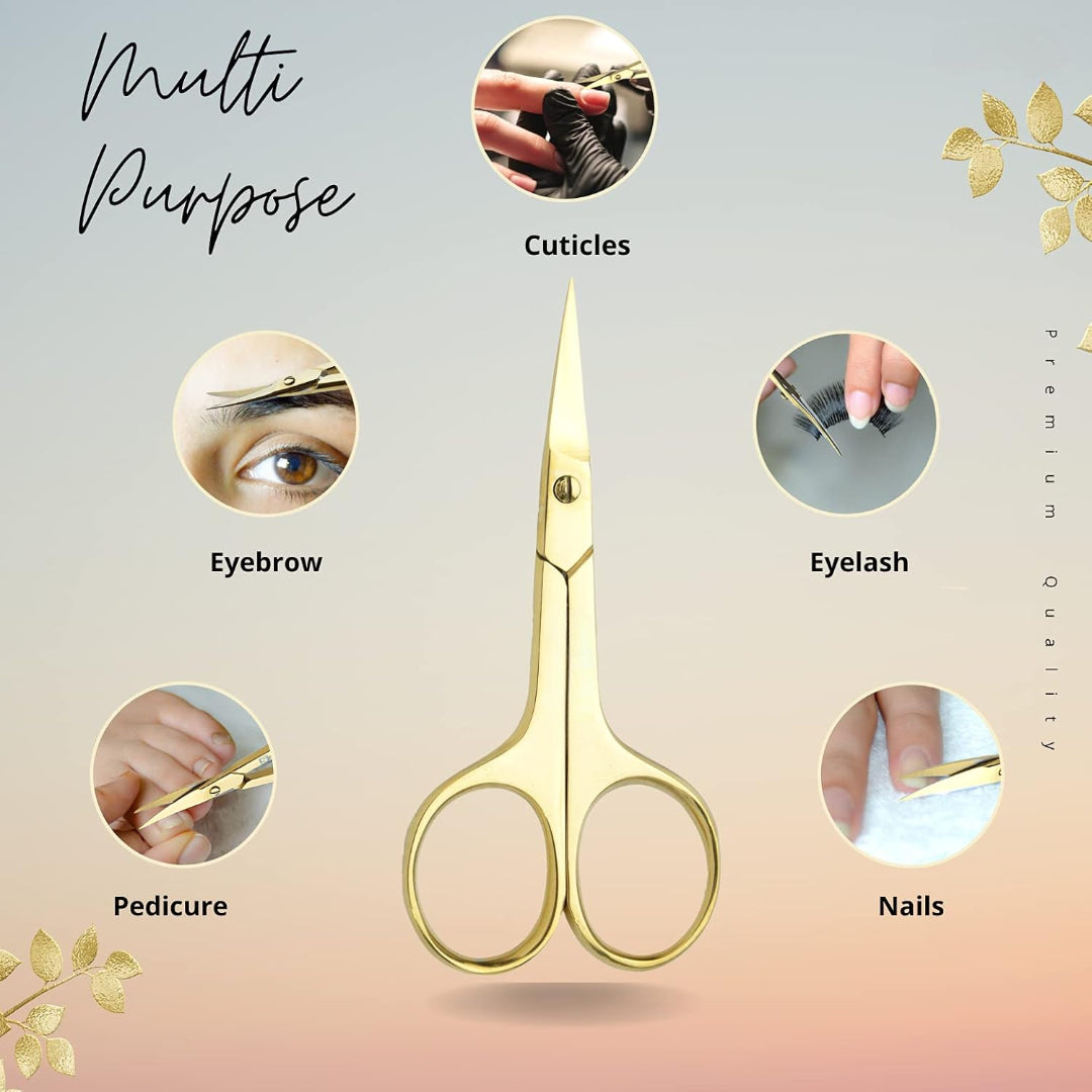 Professional Grooming Scissors Eyelash Scissors Stainless Steel Manicure & Beauty Scissor for Women - Image 7