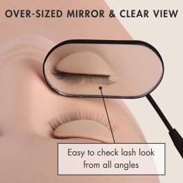 Eyelash Mirror Makeup Mirror for Eyelash Extensions Mirror Stainless Steel